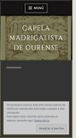 Mobile Screenshot of capelamadrigalista.com